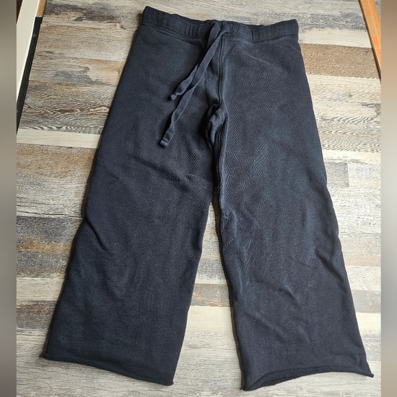 Frank & Eileen Women's XS Black Catherine Favorite Sweatpants Cropped - Picture 3 of 11